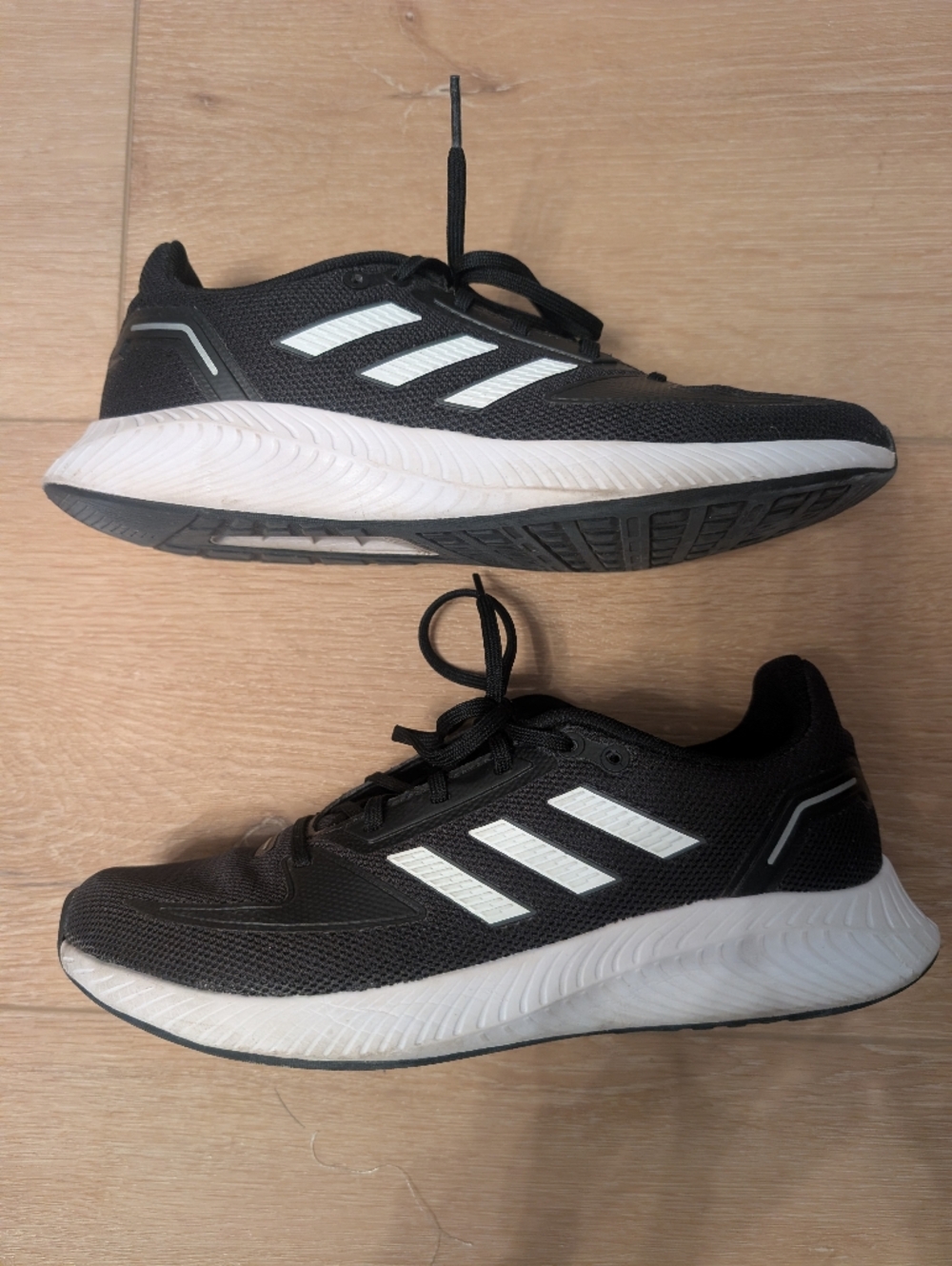 Adidas Women's Runfalcon 2.0 Black Athletic Shoes, size 8.5